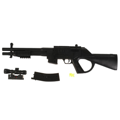 Автомат (п) с лазер. прицелом, со съемным магазином, с пульками 2338A в кор. в кор.36шт