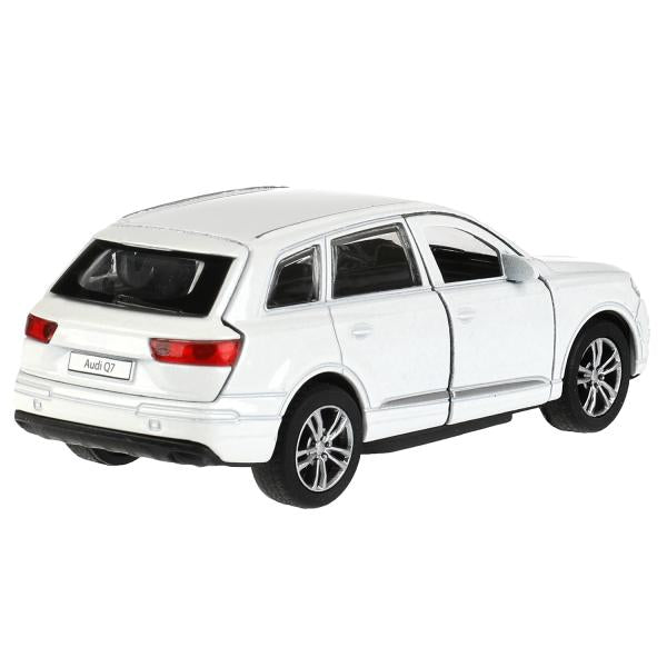 Machine en métal AUDI Q7 pour 12 cm, double, bagage, intérieur, blanc, cor. Parc technologique dans le cor.2*36шт