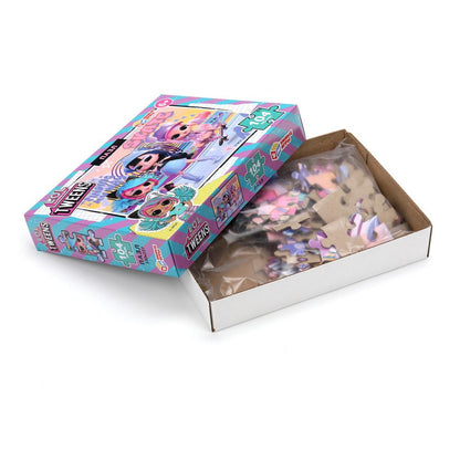 LOL Tweens. ЛОЛ. Пазлы в коробке 104 детали. 190х141х35 мм. Умные игры в кор.24шт