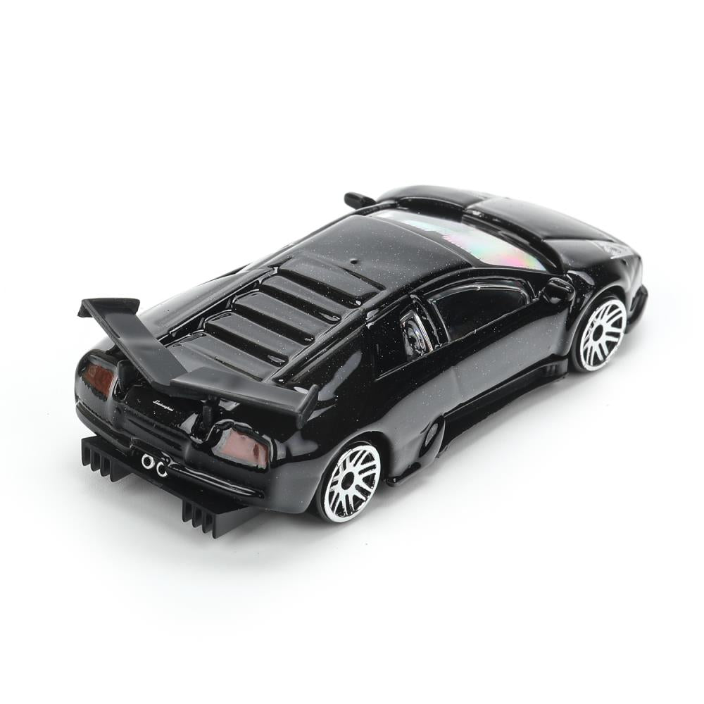Machine en métal lamborghini murcielago r-gt, taille 7 cm, technologie noire, couleur 144 pouces