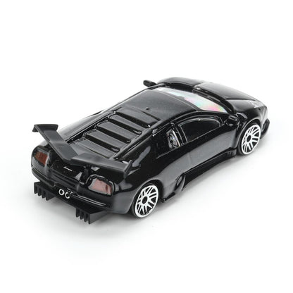 Machine en métal lamborghini murcielago r-gt, taille 7 cm, technologie noire, couleur 144 pouces