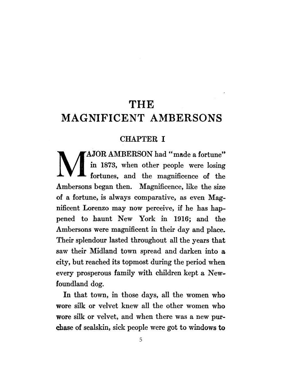 The Magnificent Ambersons = Великолепные Эмберсоны: на англ.яз. Tarkington N.B.