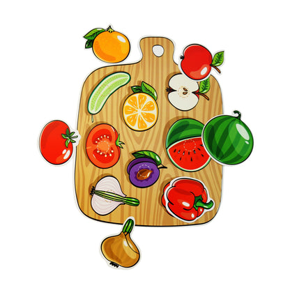 Пластик на липучках "Фрукты и овощи" 10KOR PLASTIC