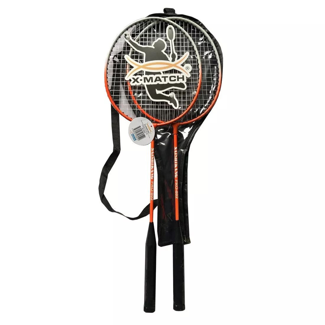 Бадминтон "X-Match" металл. 61*21 см., без волана, чехол, в ассорт. арт.636258