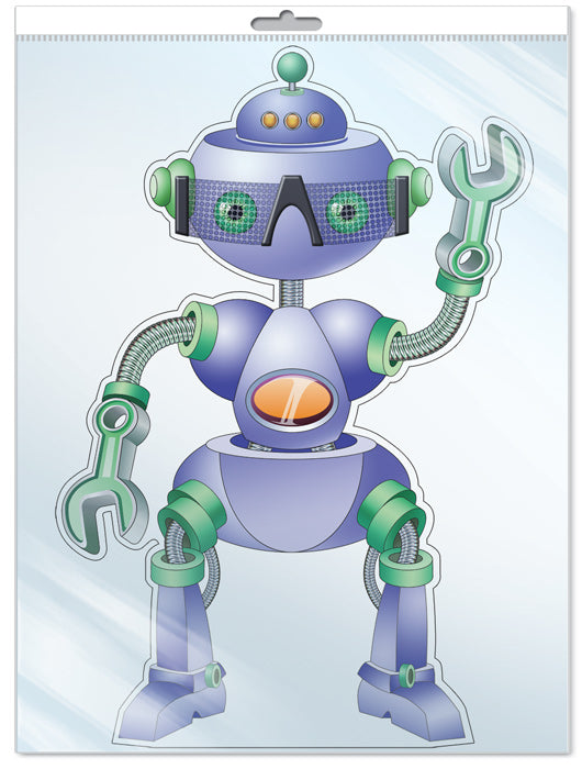 *Ф-13119 ПЛАКАТ ВЫРУБНОЙ А3 В ПАКЕТЕ. Robot (avec un projet individuel en Europe et en Europe) - группа Игрушки
