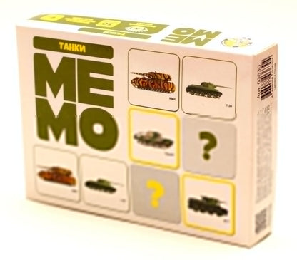 Jeu de société "Танки" (50 cartes)