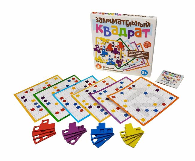 Игра головоломка деревянная "Занимательный квадрат"