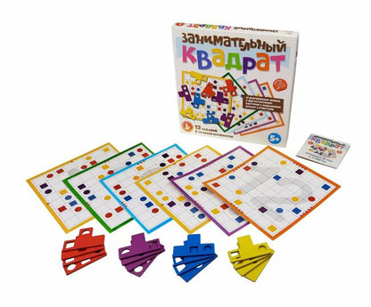 Игра головоломка деревянная "Занимательный квадрат"