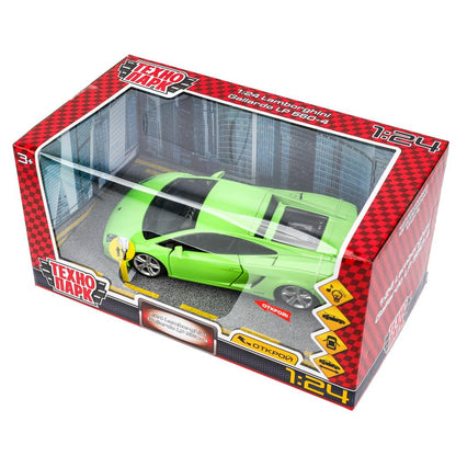 Machine en métal pour voiture lamborghini gallardo lp 560-4, 18 cm, double, sac de transport technologique dans la couleur 2*6 pouces