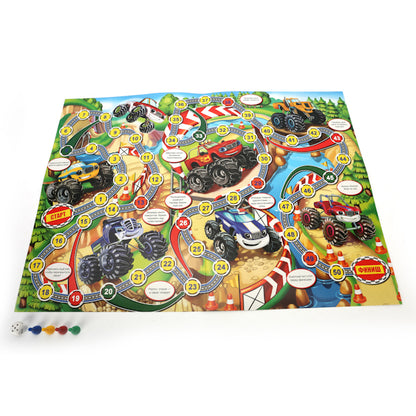 НАСТОЛЬНАЯ ИГРА-ХОДИЛКА "УМНЫЕ ИГРЫ" СУПЕРДЖИПЫ В РУСС. КОР.в кор.20шт