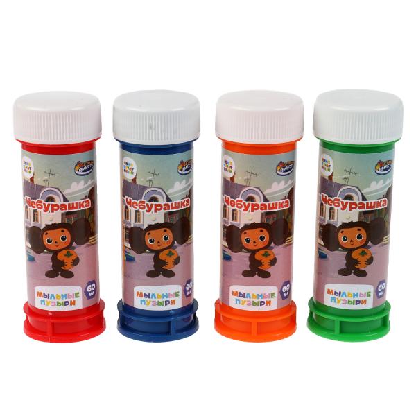 01014-60ЭД Мыльные пузыри СОЮЗМУЛЬТФИЛЬМ Чебурашка 60мл ИГРАЕМ ВМЕСТЕ уп-36шт в кор.6уп