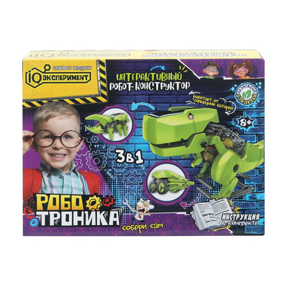 Jeu de robot-constructeur 3 en 1 IQ Experiment en cor.2*36шт