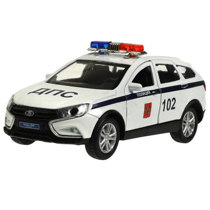 Игрушка пластик свет-звук автосервис 21 см,vestacross-12pol-wh , красн, кор. Технопарк в кор.2*30шт