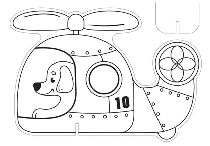 НАБОР ДЛЯ ВЫПИЛИВАНИЯ ЛОБЗИКОМ "ВЕРТОЛЕТ" в кор.8шт