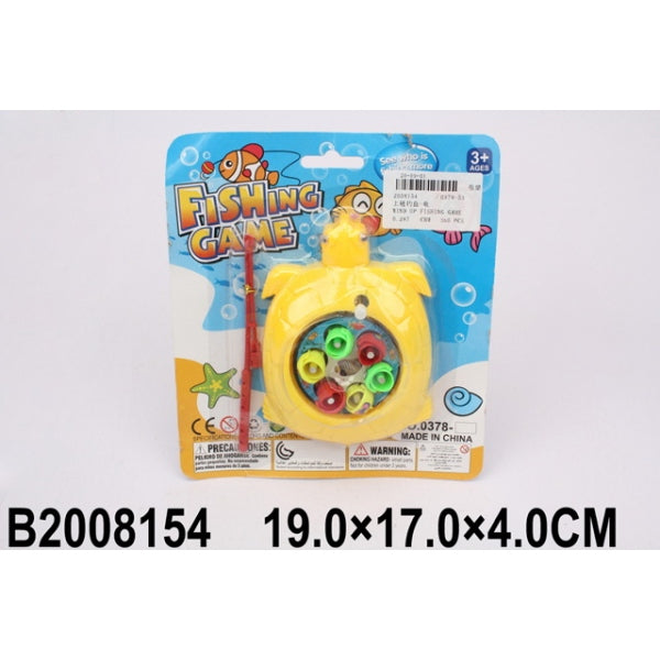 Игра рыбалка заводная, цвет в ассорт. 0378 на карт. в кор.2*180шт