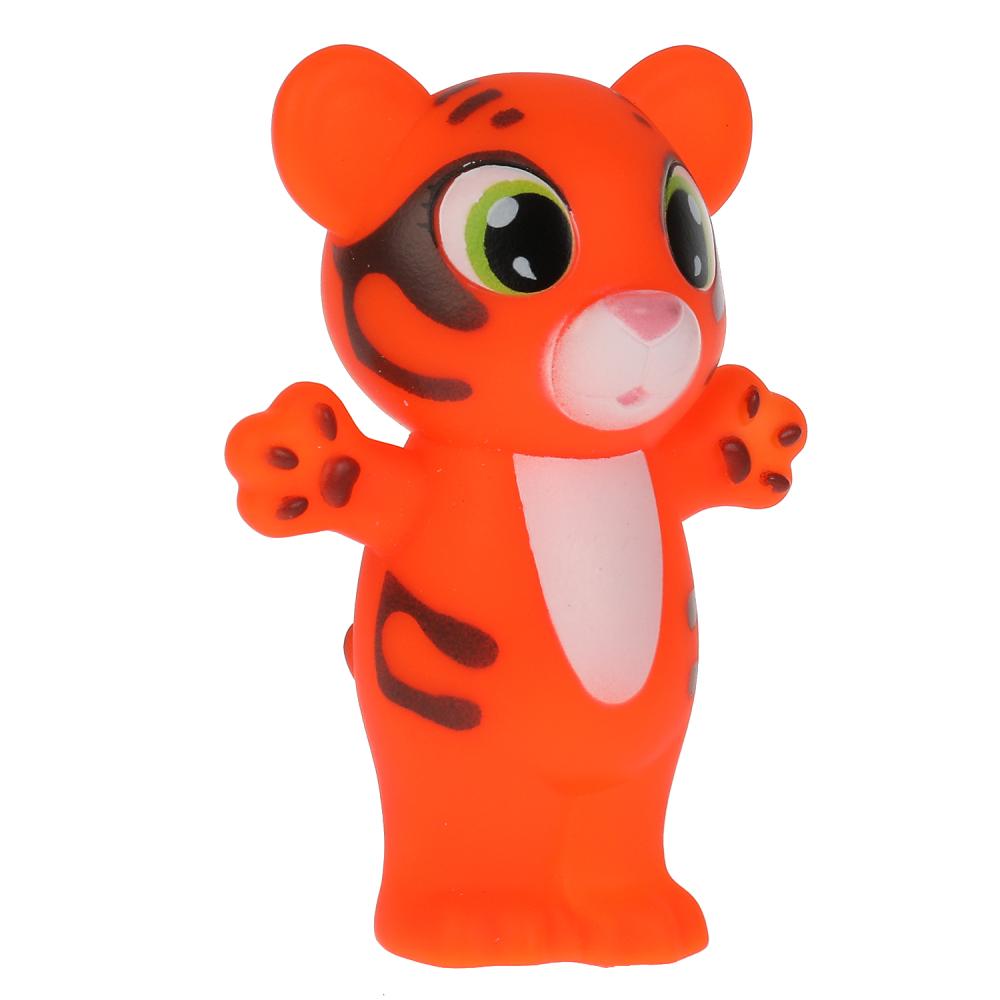 Игрушка для ванны тигренок 9 см, в сетке, КАПИТОШКА в кор.2*240шт