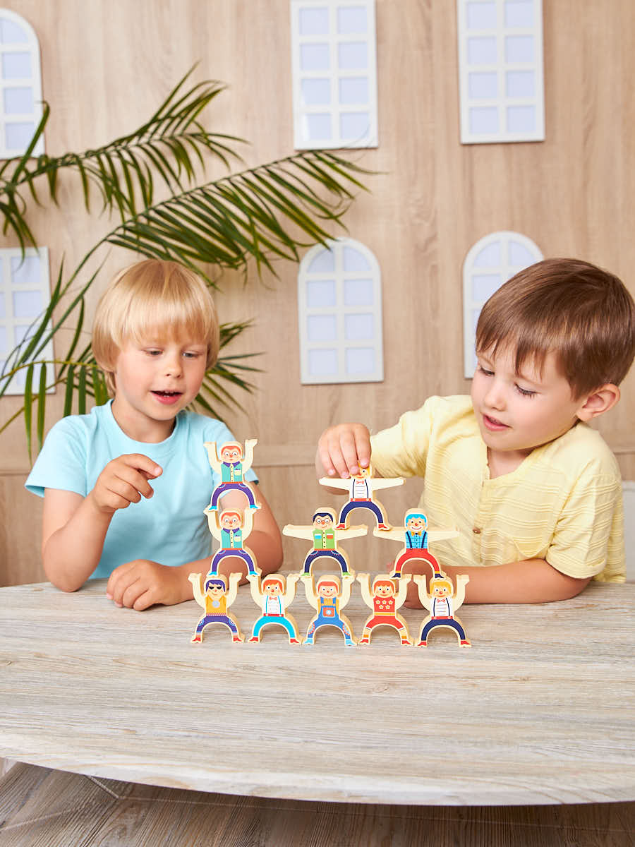 Игра настольная "Акробаты" серия Baby Toys Games 24 шт