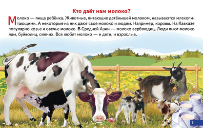 Карточки. Как получается молоко; Карточки. Как получается молоко