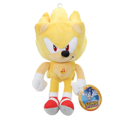 Игрушка мягкая герой мультфильма Соник 20см, желтый, озвуч. Добрые игрушки в кор.24шт