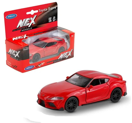 Welly. Машинка 1:38 "Toyota Supra" красный арт.43786W-RD