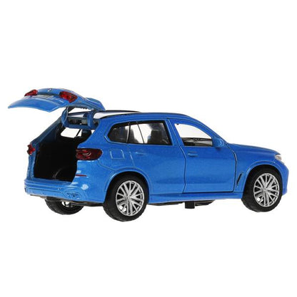 Machine en métal BMW X5 M-SPORT 12 cm, double, bagage, inerce, sin, cor. Parc technologique dans le cor.2*36шт