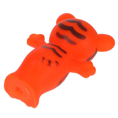 Игрушка для ванны тигренок 9 см, в сетке, КАПИТОШКА в кор.2*240шт