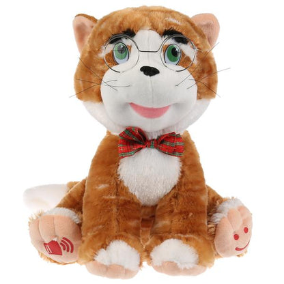 Мульти-пульти. "Ученый кот-сказочник Матвей" 25 см, М.Дружинина,муз.чип, в кор. арт.V62332-25 281524