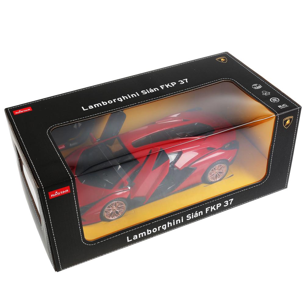 Машина р/у lamborghini sian 1:14, двери открыв. вручную, свет, цвет в ассорт. в кор. Rastar в кор6шт