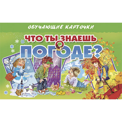 Cartes. Что ты знаешь о погоде?; Cartes. Que voulez-vous faire?