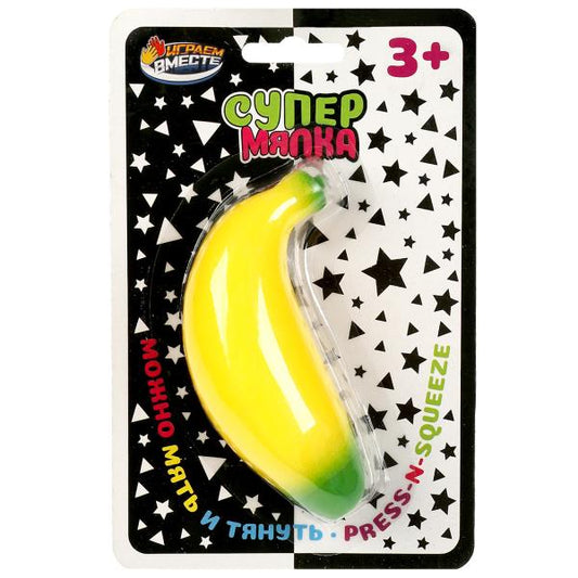 Super banane banane, 12 cm, muka, blister.10,5*16*5 cm ИГРАЕМ ВМЕСТЕ в кор.2*72шт
