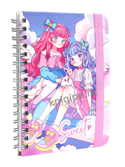 MyArt. БЛОКНОТ в клетку Ангелы в облаках. Sweet