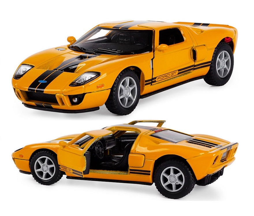 Kinsmart. Модель арт.KT5092/2 "Ford GT 2006" 1:36 (желтая) инерц.