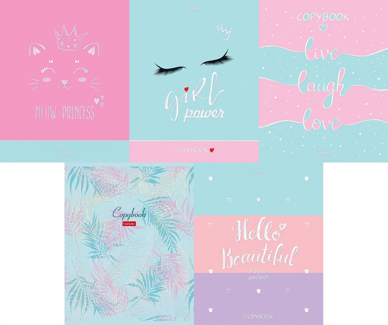 Тетрадь 48л,Для девочек,5вид,48Т5лофВ1