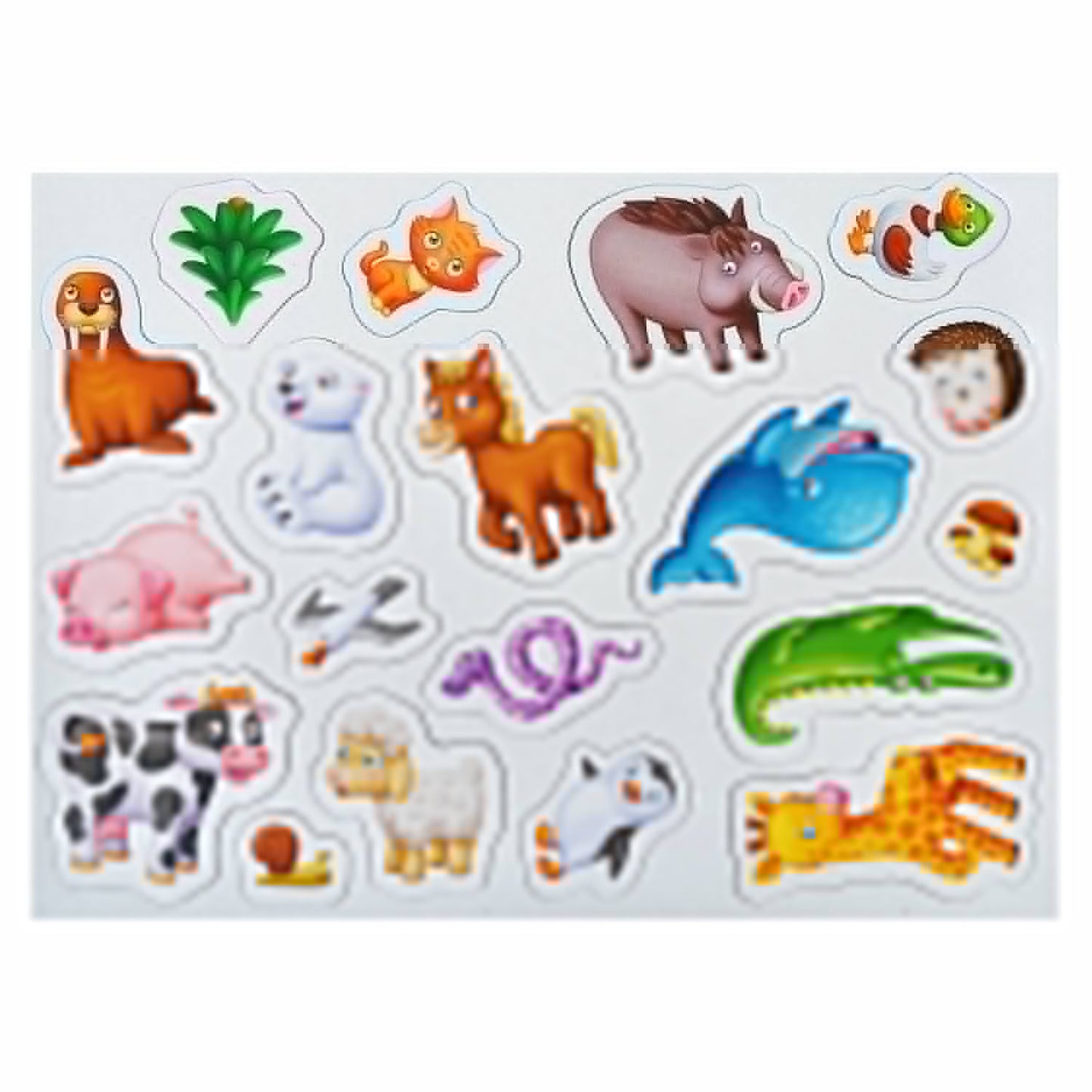 Игра магнитная развивающая. Магнитные истории "Кто где живет?"