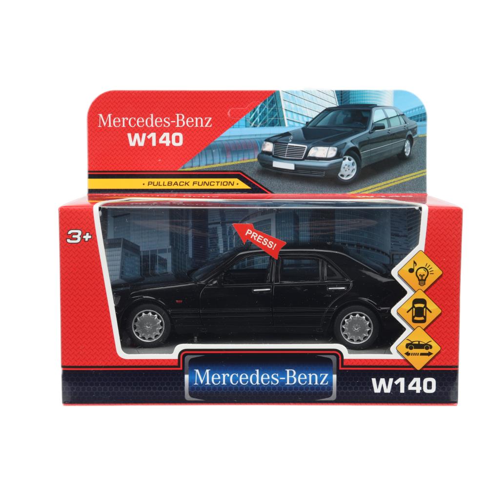 1:32 модель металл свет-звук mercedes w140 инерция,двери,багажник,капот,16см - в кор.2*36шт