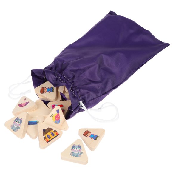 Игра деревянная 3D Мемори "Ассорти"