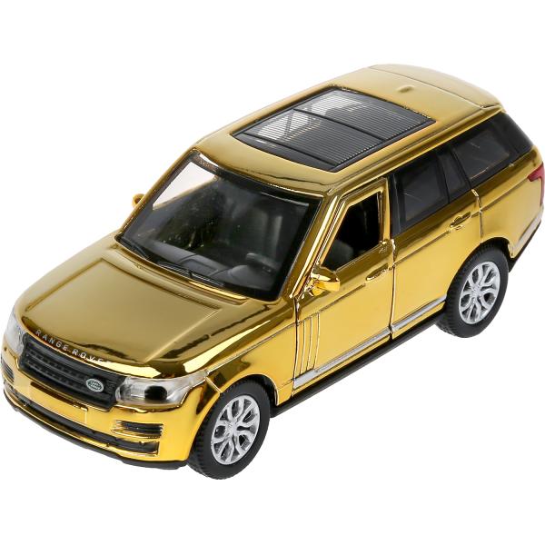 Machine en métal "range rover vogue chrome" 12 cm, ouverte, inerte, pièce dans le cor. Parc technologique en cor2*36шт