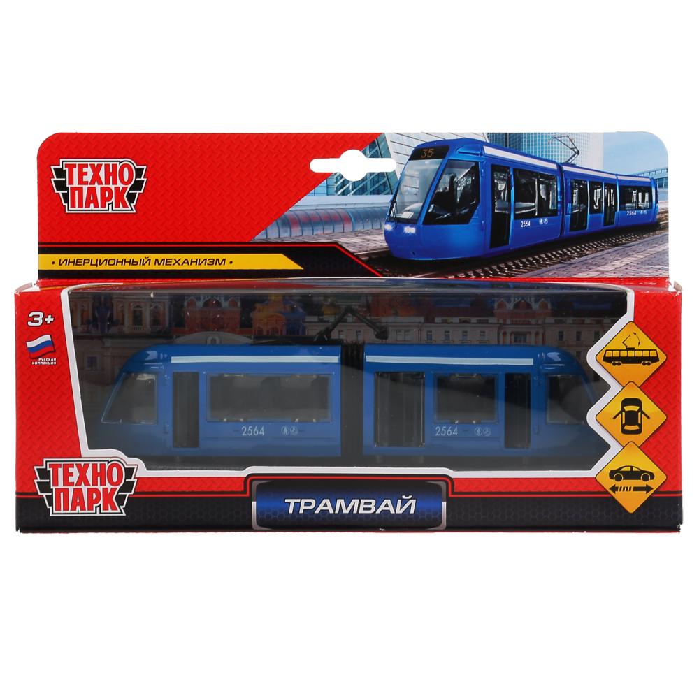 Machine de tramway en métal nouvelle avec garmoschkoy, 19 cm, inerte., ouverte. двери в кор. Parc technologique en cor.2*24шт