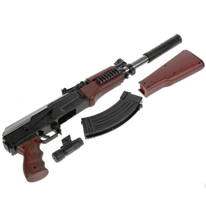 Автомат (п) с лазер. прицелом, съемный приклад 999-5 в пак. в кор.2*24шт