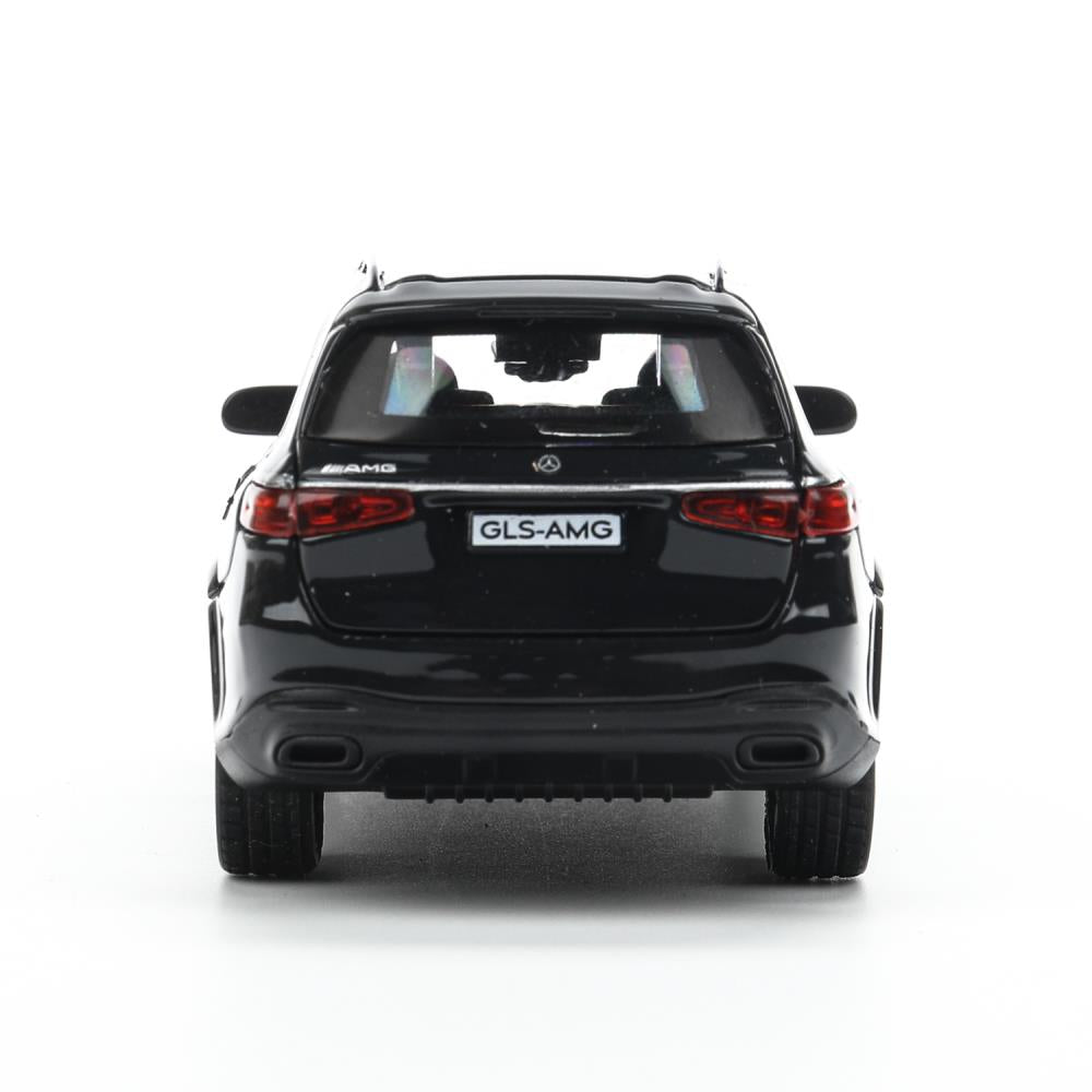 Машина металл MERCEDES-BENZ gls class amg 12см, дв,баг,ин,темно-серый, кор. Parc technologique dans le cor.2*36шт