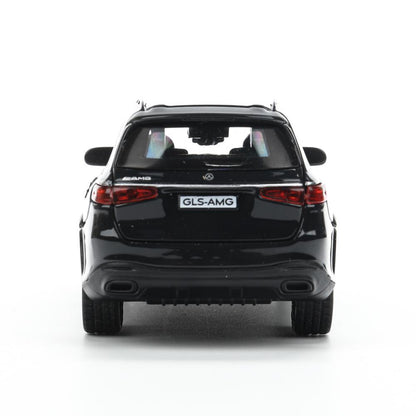 Машина металл MERCEDES-BENZ gls class amg 12см, дв,баг,ин,темно-серый, кор. Parc technologique dans le cor.2*36шт