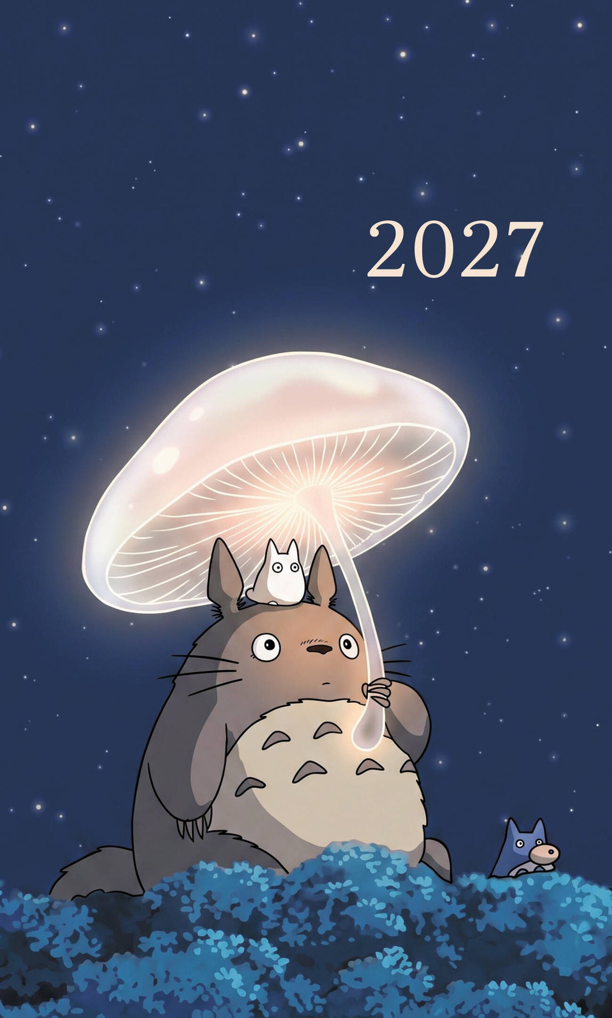 Ежедневник в стиле Хобоничи. Японский тренд. Тоторо (датированный, на 2027 год)