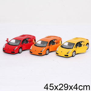 Machine en métal. инерц. Lamborghini Gallar 1:32 цвет в ассорт. Dans l'affichage Kinsmart уп-12шт в кор.2*6уп