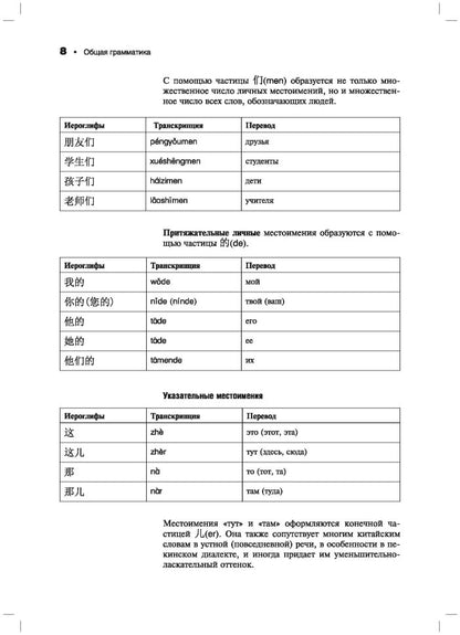 Китайский язык. Грамматика с упражнениями. Шафир М.А.