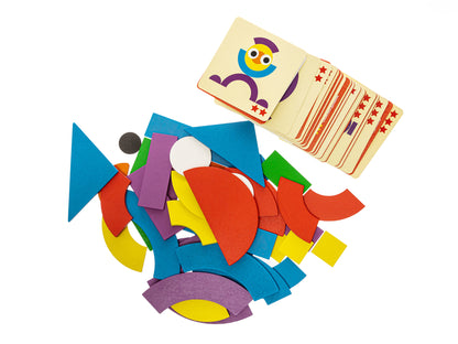 Пазл деревянный 40 эл Baby Toys Wood (35 картинок)