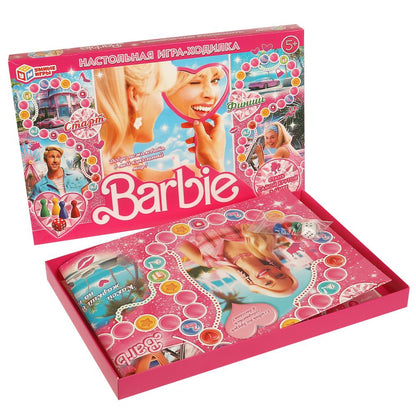 Barbie. Настольная игра-ходилка. 217х330х27 mm. Умные игры в кор.20шт