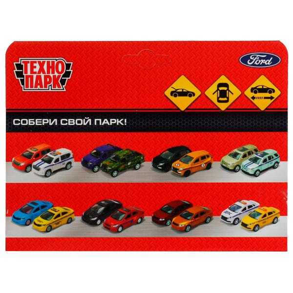Машина металл FORD F150 RAPTOR 12 см, двери, багаж, инерц, СИНИЙ, кор. Технопарк в кор.2*36шт