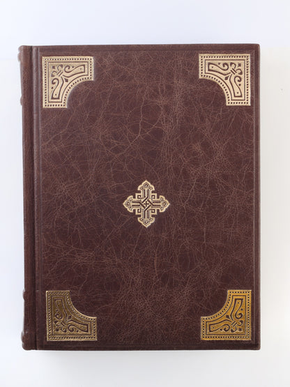 Псалтирь на церковно-славянском языке, крупным шрифт (grand format, золот тиснен.)