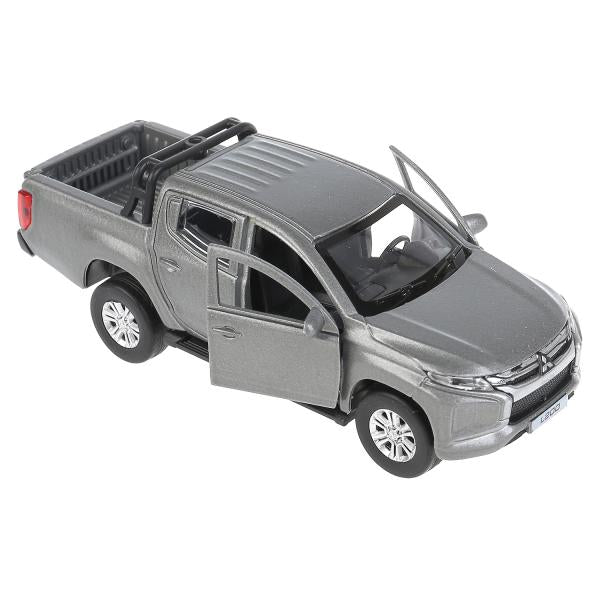 Technoparc. Modèle "Mitsubishi L200 Pickup", série de voiture 13 cm, métal double, bagage art.L200-12FIL-GY
