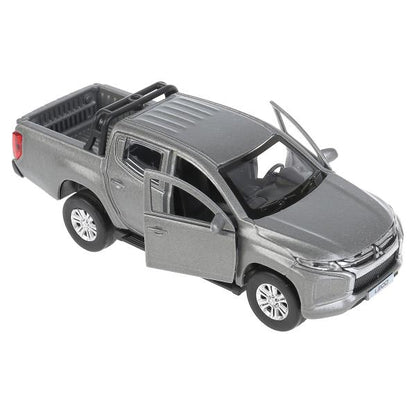 Technoparc. Modèle "Mitsubishi L200 Pickup", série de voiture 13 cm, métal double, bagage art.L200-12FIL-GY